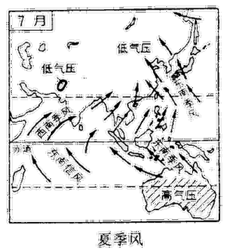 高中冬夏气压中心图像(冬夏季气压中心图：高中气象气压分布图”)