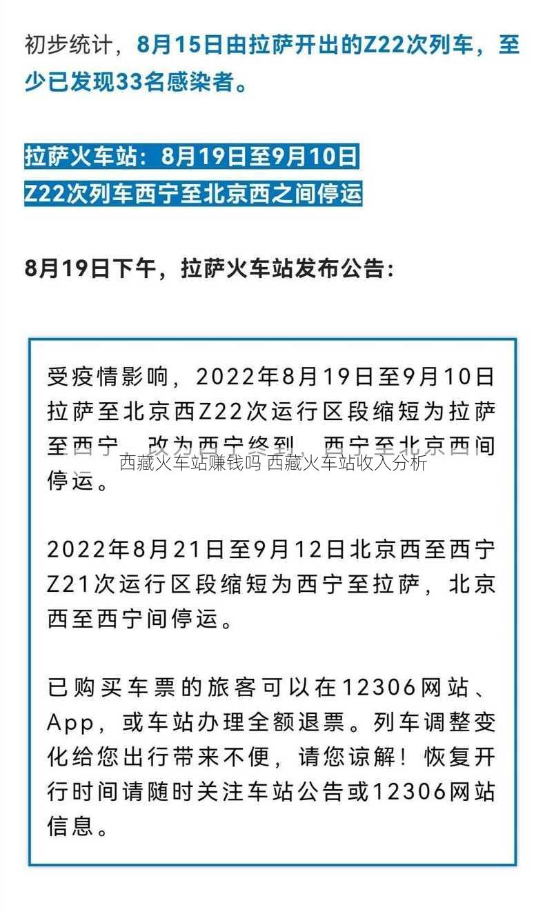 西藏火车站赚钱吗 西藏火车站收入分析