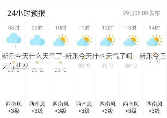 新乐今天什么天气了-新乐今天什么天气了啊：新乐今日天气状况