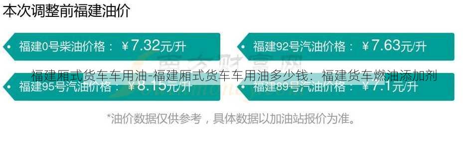 福建厢式货车车用油-福建厢式货车车用油多少钱：福建货车燃油添加剂