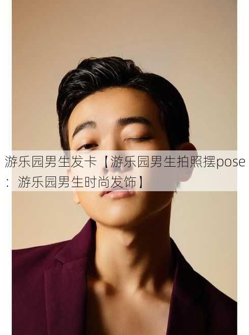 游乐园男生发卡【游乐园男生拍照摆pose：游乐园男生时尚发饰】