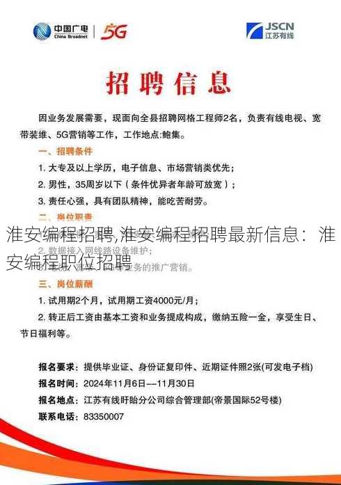 淮安编程招聘,淮安编程招聘最新信息：淮安编程职位招聘