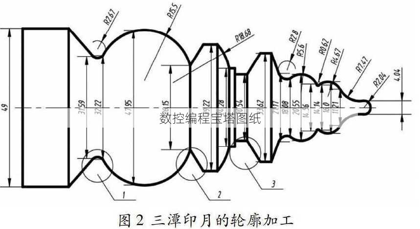 数控编程宝塔图纸