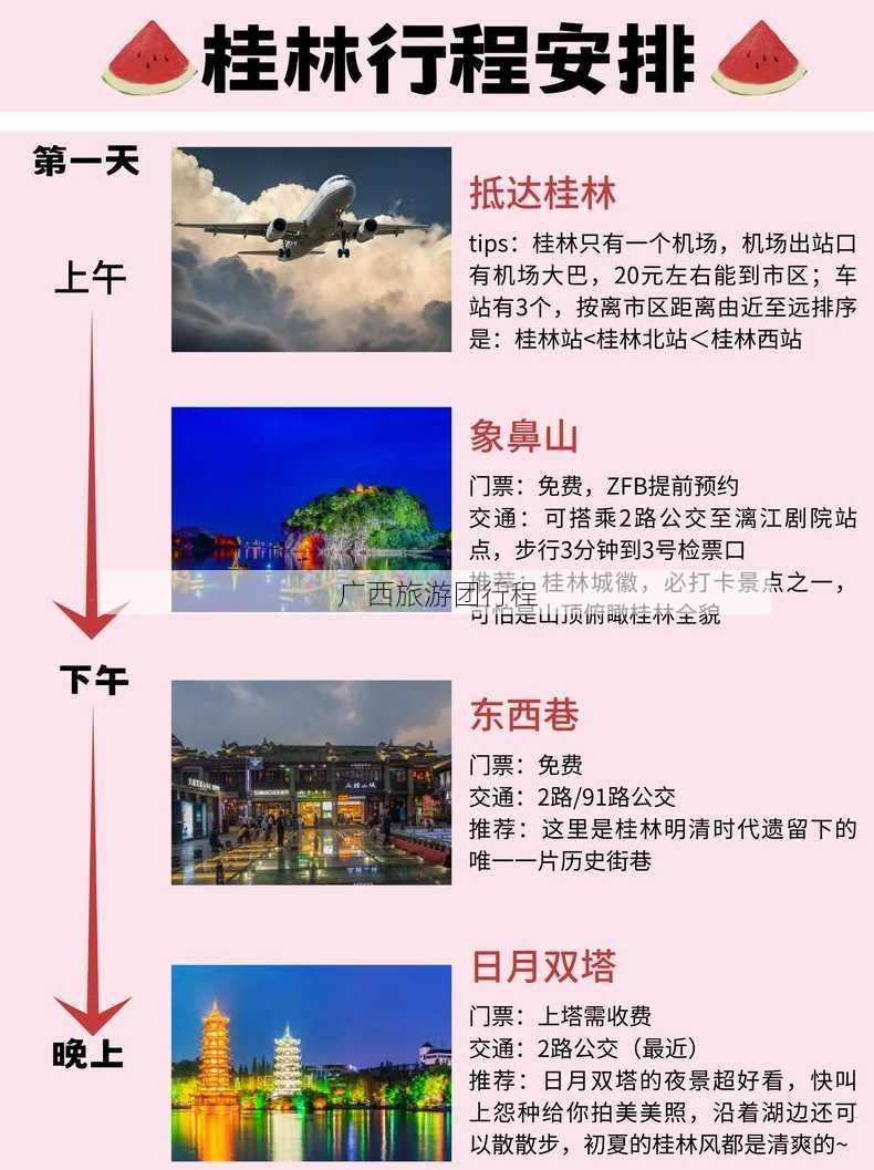 广西旅游团行程