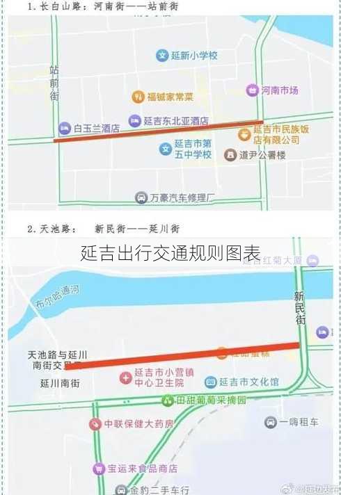 延吉出行交通规则图表