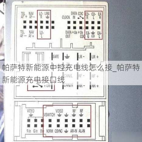 帕萨特新能源中控充电线怎么接_帕萨特新能源充电接口线