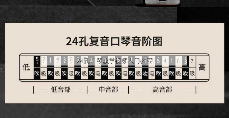 24孔口琴教学视频入门教程