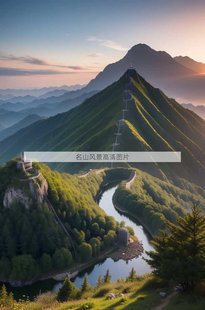 名山风景高清图片