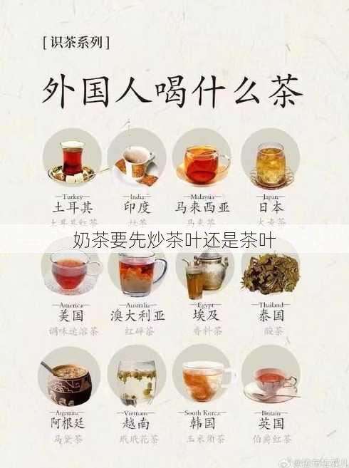 奶茶要先炒茶叶还是茶叶