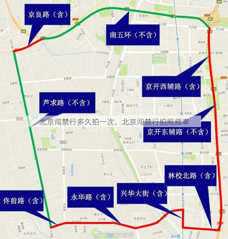 北京闯禁行多久拍一次、北京闯禁行拍照频率