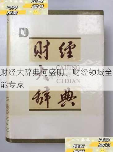 财经大辞典何盛明、财经领域全能专家