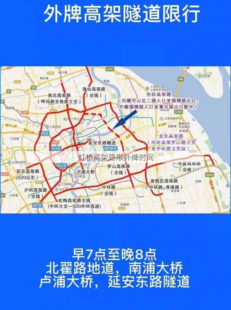 虹桥高架路限外牌时间