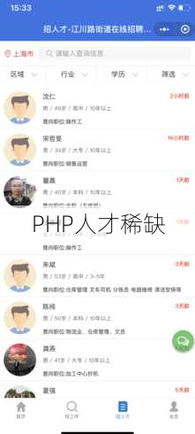 PHP人才稀缺