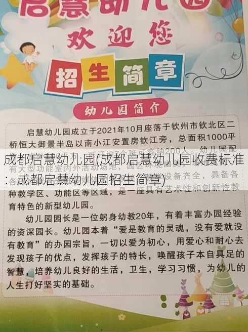 成都启慧幼儿园(成都启慧幼儿园收费标准：成都启慧幼儿园招生简章)