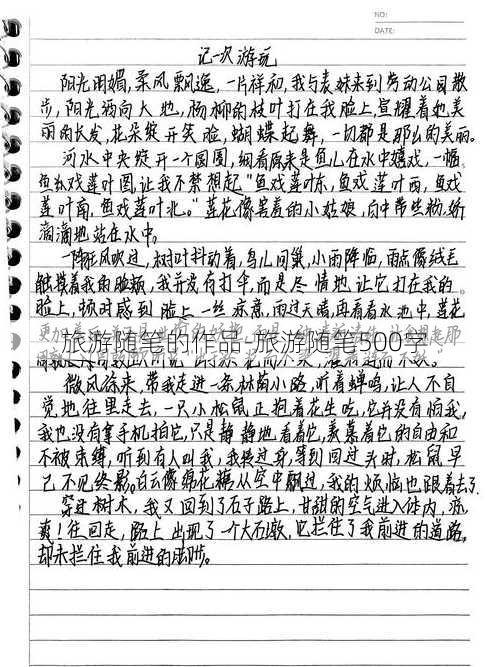 旅游随笔的作品-旅游随笔500字