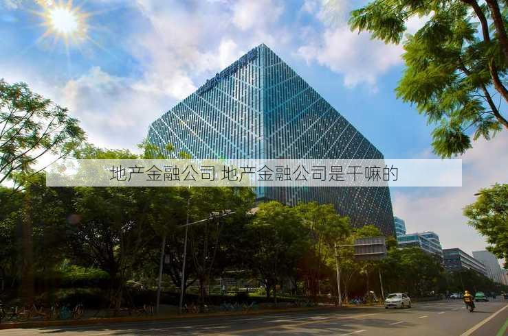 地产金融公司 地产金融公司是干嘛的