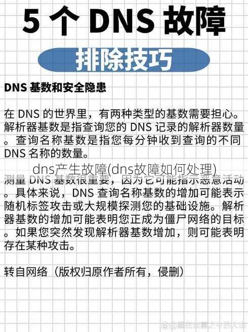 dns产生故障(dns故障如何处理)