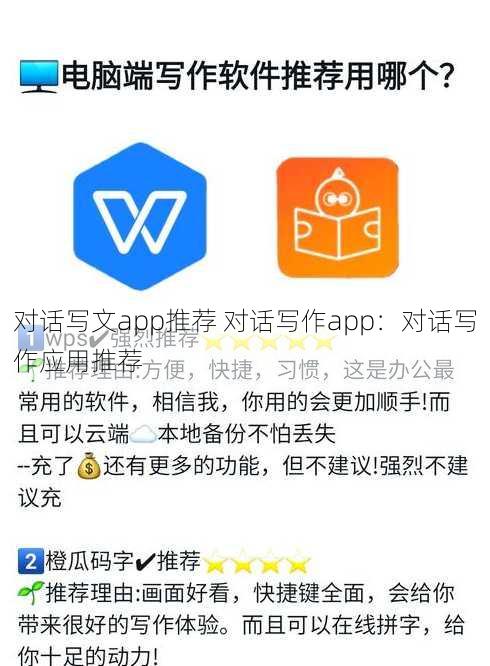 对话写文app推荐 对话写作app：对话写作应用推荐