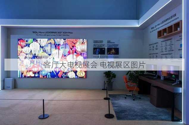 客厅大电视展会 电视展区图片