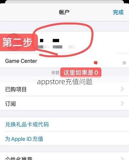 appstore充值问题