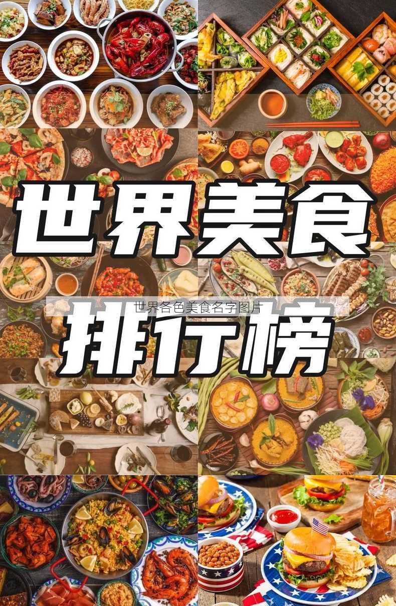 世界各色美食名字图片