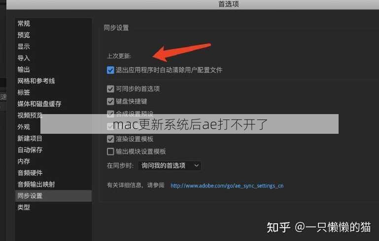 mac更新系统后ae打不开了